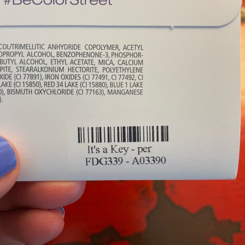 NIB Color Street It’s a Key - Picture 3 of 3